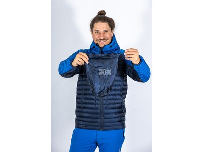 MAUL Herren Funktionsjacke KUEhtai Steppjacke+Kapuze Blau