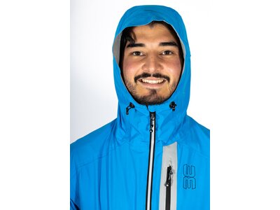 MAUL Herren Funktionsjacke Bleikogel 3XT - Megatex Jacke Blau