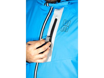 MAUL Herren Funktionsjacke Bleikogel 3XT - Megatex Jacke Blau