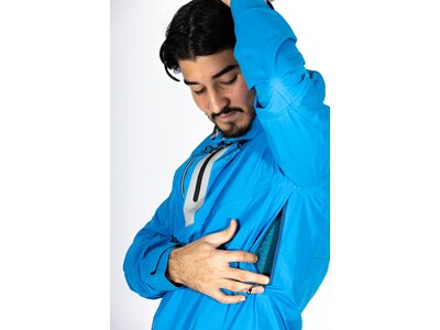 MAUL Herren Funktionsjacke Bleikogel 3XT - Megatex Jacke Blau