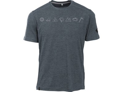 MAUL Herren Shirt Grinberg - 1/2 T-Shirt+Print grau