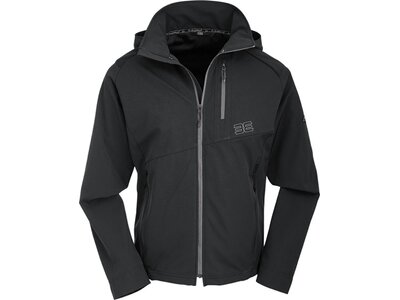 MAUL Herren Funktionsjacke GalltUEr - Softshelljacke+Kap. Schwarz