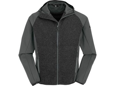 MAUL Herren Funktionsjacke Heidenkopf - Hybrid Fleecejack Schwarz