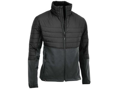 MAUL Herren Funktionsjacke Kranzhorn II-Steppjacke Hybrid Schwarz