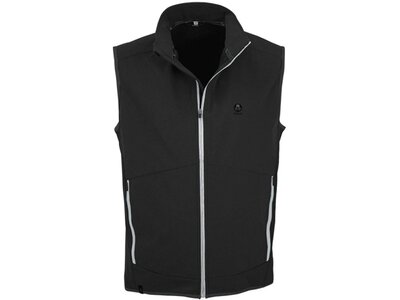 MAUL Herren Weste Hochgall-Softshell Weste Schwarz