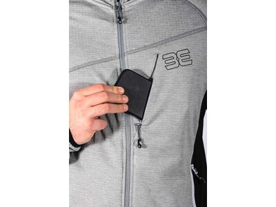 MAUL Herren Unterjacke Herzogstand Fleecejacke+Kap. Grau