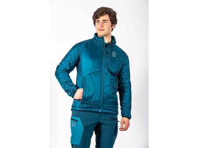 MAUL Herren Funktionsjacke Hochries Steppjacke Blau