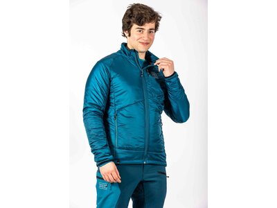 MAUL Herren Funktionsjacke Hochries Steppjacke Blau