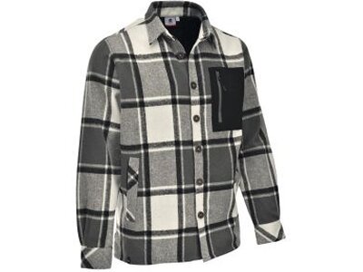 MAUL Herren Hemd Villingen Flanell Hemdjacke Grau