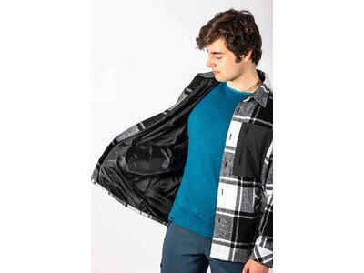 MAUL Herren Hemd Villingen Flanell Hemdjacke Grau