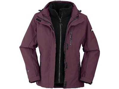 MAUL Damen Doppeljacke Miltenberg 3 in 1 Megatex Lila