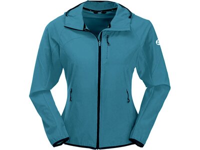 MAUL Damen Funktionsjacke Mainau II-Jacke elastic+Kapuze Blau