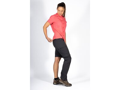MAUL Damen Hose Montreal - T-Zipp off Hose elas Schwarz