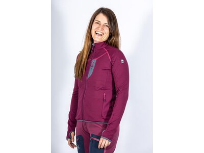 MAUL Damen Unterjacke Wasserkuppe - Megastr.Fleecejj Lila