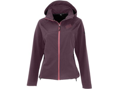 MAUL Damen Funktionsjacke Gaisspitze-Softshelljacke+Kap Lila
