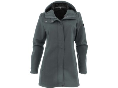 MAUL Damen Mantel Tällistock XT-Softshellmantel+Kapuze Grau