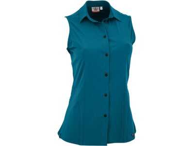 MAUL Damen Bluse Rofanspitze 3XT-Blusentop-uni Blau