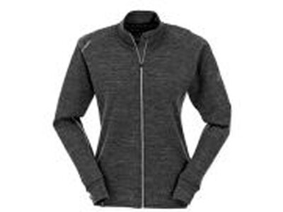 MAUL Damen Unterjacke Hochwang Merino Fleecejacke Grau