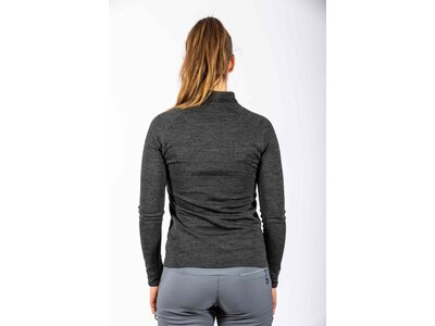 MAUL Damen Unterjacke Hochwang Merino Fleecejacke Grau