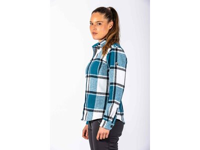 MAUL Damen Bluse Filzmoos Flanell Bluse Blau