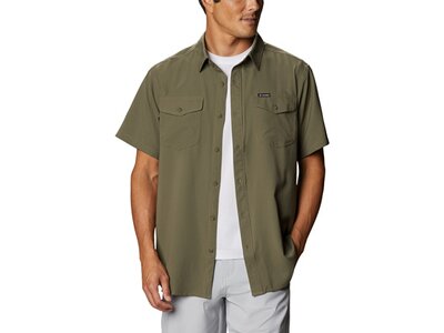 COLUMBIA-Herren-T-Shirt-Utilizer™ II Solid Short Sleeve Shirt Grün