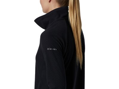 COLUMBIA Damen Pullover Glacial IV Print 1/2 Zip Schwarz
