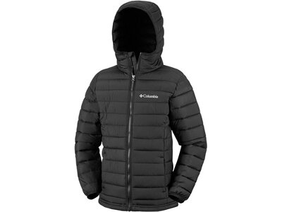 COLUMBIA Kinder Jacke Powder Lite Boys Hooded Jacket Schwarz