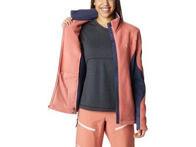 COLUMBIA Damen Rolli Titan Pass™ 2.0 II Fleece Rot