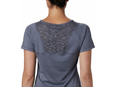 COLUMBIA Damen Shirt Peak To Point™ II SS Tee Blau