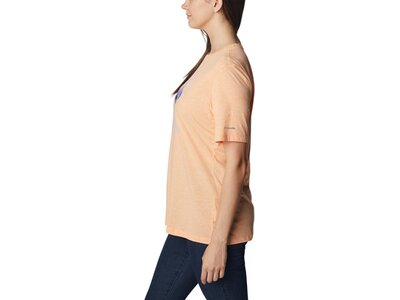 COLUMBIA Damen Shirt Bluebird Day™ Relaxed Crew Neck Orange