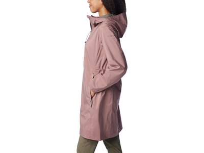 COLUMBIA-Damen-Jacke-Weekend Adventure™ Long Shell Pink