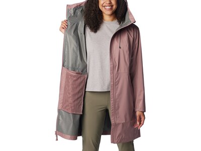 COLUMBIA-Damen-Jacke-Weekend Adventure™ Long Shell Pink
