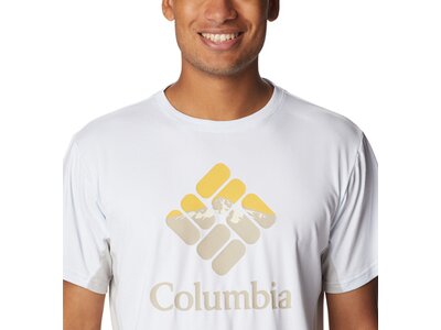COLUMBIA Herren Shirt Zero Ice Cirro-Cool™ Graphic Tee Weiß
