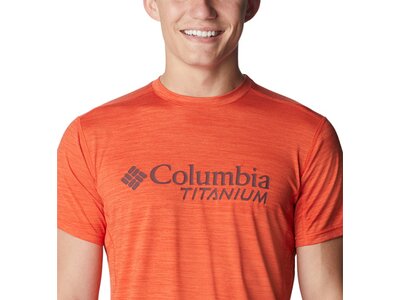 COLUMBIA-Herren-Oberteil-M Titan Pass™ Graphic Tee Orange