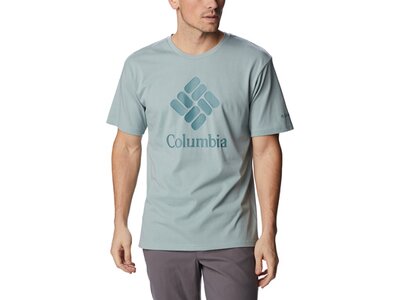 COLUMBIA Herren Shirt Pacific Crossing II Graphic SS Tee Grau