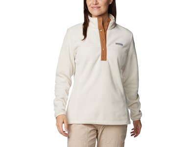 COLUMBIA Damen Rolli Benton Springs 1/2 Snap Pull Over Weiß