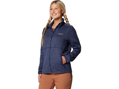 COLUMBIA Damen Rolli Sweater Weather Full Zip II Blau