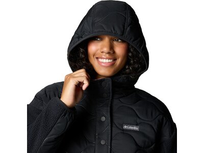 COLUMBIA Rollkragen Cloud Point Hooded Fleece Schwarz