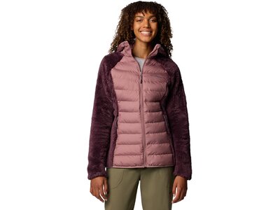 COLUMBIA Damen Jacke Powder Lite II Sherpa Hybrid Rot