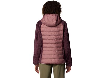 COLUMBIA Damen Jacke Powder Lite II Sherpa Hybrid Rot