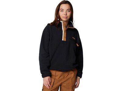 COLUMBIA Damen Rolli Helvetia II Cropped Half Snap Fleec Schwarz