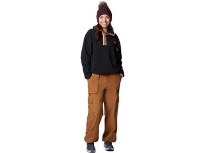 COLUMBIA Damen Rolli Helvetia II Cropped Half Snap Fleec Schwarz