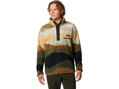 COLUMBIA Herren Rolli Helvetia II Printed Half Snap Fleec Grün