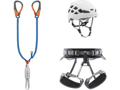 PETZL Klettergurt KIT VIA FERRATA EASHOOK Silber