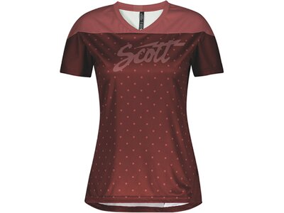 SCOTT Damen Trikot Trail Flow s/sl Rot