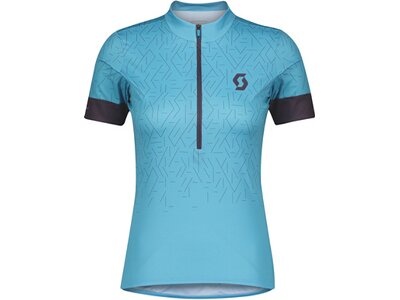 SCOTT Damen Radsport Trikot Endurance 20" Kurzarm Blau