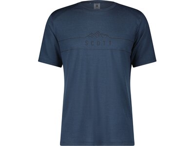 SCOTT Herren Hemd SCO Shirt M's Defined Merino SS Blau