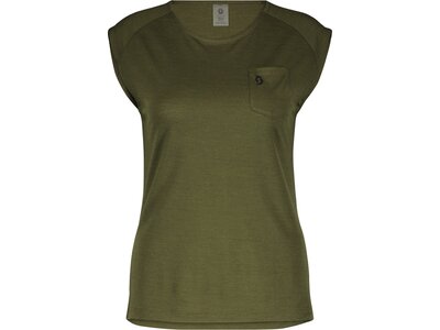 SCOTT Damen Shirt SCO Tank W's Defined Merino Grün