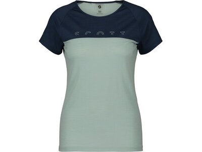 SCOTT Damen Hemd SCO Tee W's Defined Merino SS Blau