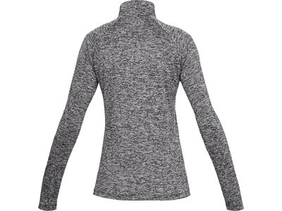 UNDER ARMOUR Damen Langarm Tech 1/2 Zip - Twist Schwarz